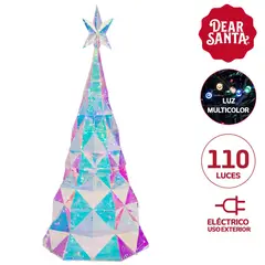 Dear Santa - Árbol Navideño LED Tornasol 122 cm