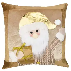 Dear Santa - Figura Decorativa Navideña Cojín Santa 38 cm Colección Noche Dorada
