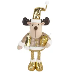 Dear Santa - Figura Decorativa Navideña Reno de Pie 63 cm Colección Noche Dorada