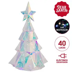 Dear Santa - Árbol Navideño LED Tornasol 40 cm