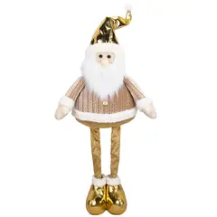 Dear Santa - Figura Decorativa Navideña Santa de Pie 90 cm Colección Noche Dorada