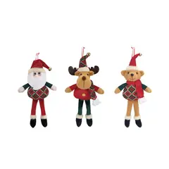 Dear Santa - Figura Decorativa Navideña Santa y Reno y Oso Colga Colección Magia en Casa