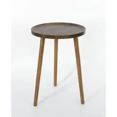 Just Home Collection - Mesa Lateral Redonda