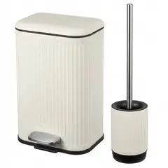 Just Home Collection - Sb papeleros 5l+escobilla crem