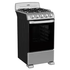 Mabe - Estufa de piso 50 cm Plata Mercury EM5030BAIS1