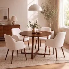 Just Home Collection - Juego de Comedor Chark Para 4 Personas