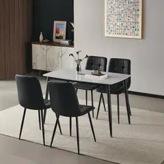 Just Home Collection - Juego de Comedor Kult Para 4 Personas