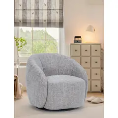 Just Home Collection - Sillón Giratorio Poltrona