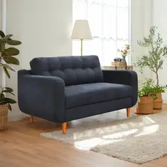 Ikasa Muebles - Sofa 2 Plazas Capitonado Ls Dovenegro