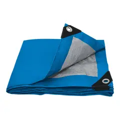 Maxtool - Lona de Polietileno Azul 4 m x 6 m (90 g/m2)