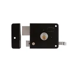 Philips - Cerradura de Sobreponer 175N Izquierda/IF Negro