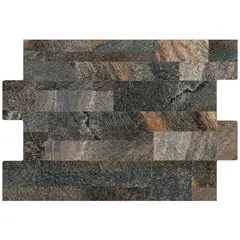 Porcelanite - Muro Cerámico Dent Frontage Negro 30 x 45 cm Mate 1.88 m2 No Rectificado