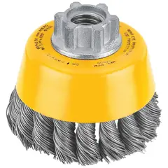 Dewalt - Cepillo de Copa de Alambre Trenzado 3"X5/8"