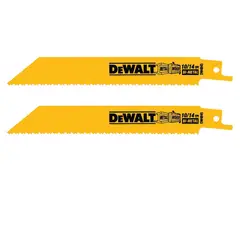 Dewalt - Hoja Sierra Sable 6" 10/14 TPI, 2 Pzas