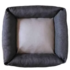 Blancos Pileso - Cama Cuna Cuad Chica Gris