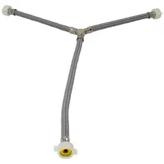 Miber - Manguera Y Poliacero 1/2" x 1/2" x 1/2" 55 cm