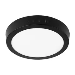 Volteck - Sobreponer led 12w redondo lf negro