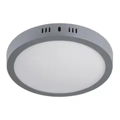 Volteck - Sobreponer led 18w redondo lf gris