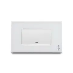 Veto - Apagador Simple Placa Cristal Blanco