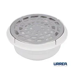Urrea - Coladera Universal Redonda con Rejilla de Acero Inoxidable
