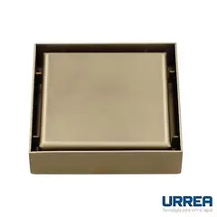 Urrea - Coladera Cuadrada Rejilla Champagne