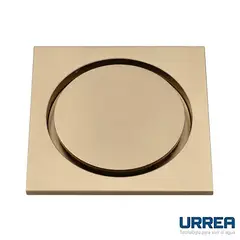Urrea - Coladera Cuadrada Vista Redonda Champagne