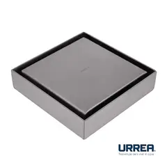 Urrea - Coladera Cuadrada con Rejilla Inoxidable