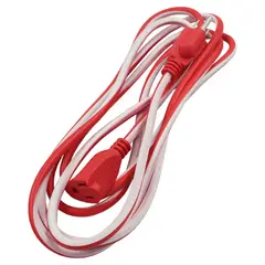 Sanelec - Extensión Uso Rudo Navidad Caramelo Verde y Blanco 3 m