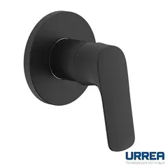 Urrea - Monomando Sencillo para Regadera o Tina Cassia® Negro
