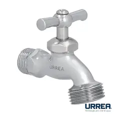 Urrea - Llave de Compresión Cromada con Hilos