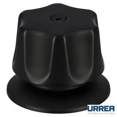 Urrea - Juego de Manerales Grandes Queen Negro Mate