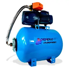 Pedrollo - Equipo hidroneumático con electrobomba periférica de 0.7 HP 115 V y tanque de 50 litros