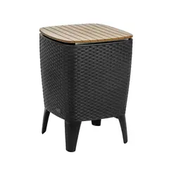 Plast - Mesa Cooler Capri Negra