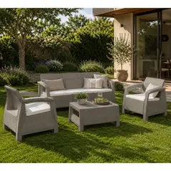 Plast - Sala de Exterior Ferrara Elegance 5 Personas