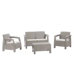Plast - Sala de Exterior Ferrara Comfort 4 Personas