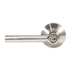 Dexter - Cerradura Manija Cobalto con Llave Níquel Satinado