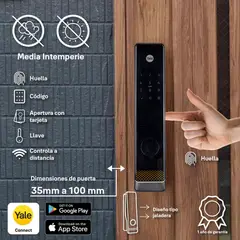 Yale - Cerradura Digital Gemini Biométrica WiFi