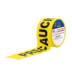 Silverline - Cinta de Polietileno ¿Precaución¿ 7.5 cm X 300 m X 0.3 mm