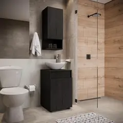 Maderkit - Combo de Mueble de Baño Gabinete Superior Zov