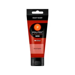 POLITEC - Pintura Acrilica Heavy Body Rojo Óxido 100 ml