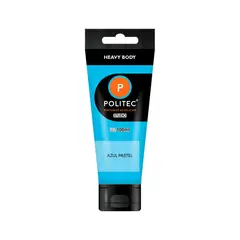 POLITEC - Pintura Acrilica Heavy Body Azul Pastel 100 ml