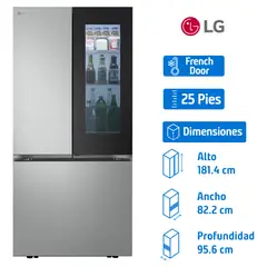 Lg - Refrigerador French Door 25 P