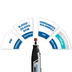 Dremel - Lite 7760 Inalámbrica 4V con Accesorios