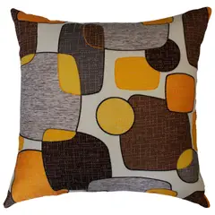 Blancos Pileso - Cojin deco vint mostaza 45x45