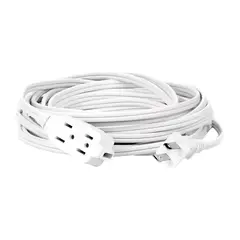 Argos - Extensión Doméstica 5 m Calibre 16, Blanco