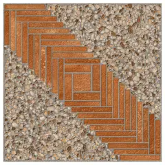 Porcelanite - Piso Cerámico para exterior Domus Deco Rojo 55 x 55 cm Mate 1.49 m2