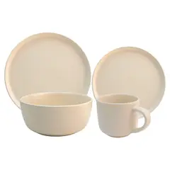 Top Choice - Vajilla Oslo Ceramica Crema 16 Pzas