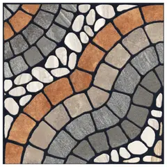 Tecnopiso - Piso Cerámico para exterior Rock Clover Negro 60 x 60 cm Mate 1.44 m2 No Rectificado