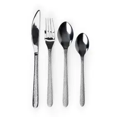 Crown Baccara - Juego De Cubiertos de Acero Inoxidable Hera