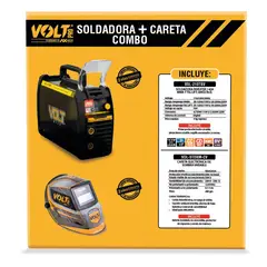 Ax Tech - Kit Soldadora + Careta, Volt Pro